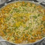 Risoto de abobora com carne seca