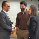 GWM 6 Antônio Vicente Jr. ao lado do casal Power Couple Radames e Carol