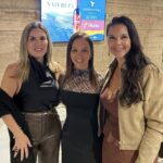 Fernanda Caixeta, Flávia Landim da Reservas Imobiliária Boutique e Amanda Mustafa.